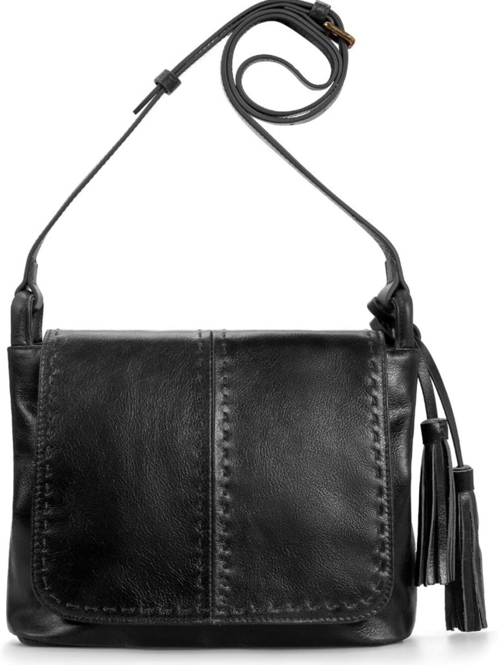 Vintage Leather Crossbody Bag for Women | Genuine Leather, Multi-Pocket, RFID